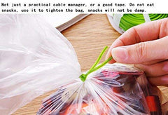 SYGA Portable 99Ft/30M Roll Wire Twist Ties Green Garden Cable & Gardening Climbers Slicer