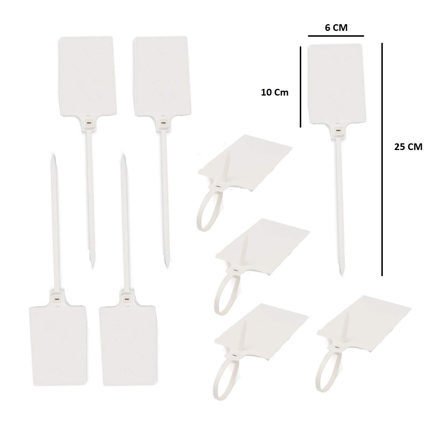 SYGA 10 Pieces Disposable Plastic Seal Express Label Large Signage Strap Logistics Seal Sticker Label Lock