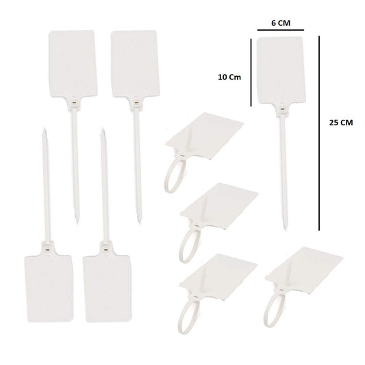 SYGA 10 Pieces Disposable Plastic Seal Express Label Large Signage Strap Logistics Seal Sticker Label Lock