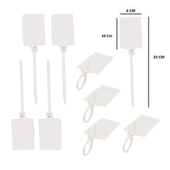 SYGA 10 Pieces Disposable Plastic Seal Express Label Large Signage Strap Logistics Seal Sticker Label Lock