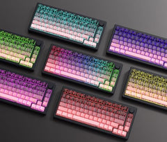 dagaladoo Cute PBT keycaps,Coffee Cat, XDA Profile Keyboard Keycaps