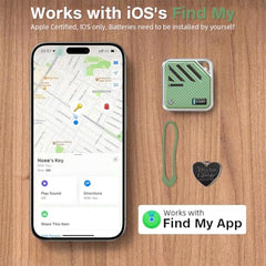 Verilux Air Item Finder Bluetooth Tracker Compatible with Find My, White