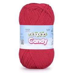 Ganga Acrowools Cotton Candy Yarn – Soft Premium Cotton Blend Wool for Knitting & Crochet | Lightweight, Smooth Texture, Pastel Shades, 100gm Ball (CCY006 -White)
