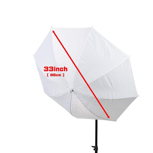 SYGA 33 inches Black Shoot Through Convertible Umbrella