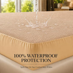 HOMEKART Premium Cotton 220TC 78 x 72 x 8 King Size Double Bed Mattress Cover Protector with Zip/Chain|Provides All Around Protection - 1 pc Multicolor (Grey, 78 x 72 x 8)