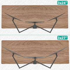 WALI Triple Monitor Mount, Three Desk Mount Fits 13-27in Screens,Holds up to 22lbs, Multiple Monitor Stand with Tilt, Swivel, Rotation, VESA 75x75,100x100mm(M003S), Black