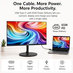 Acer SH242Y P1 23.8 Inch FHD IPS Gaming Monitor I 144Hz Refresh Rate I 1ms VRB I USB Type-C 65W PD I AMD FreeSync I Ultra Slim Design I ErgoStand I HDMI I Built-in Speakers I VisionCare Technology
