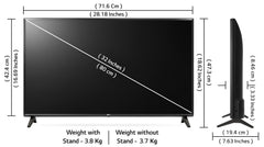 LG 80 cms (32 inches) LR570 Series Smart webOS LED TV 32LR570B6LA
