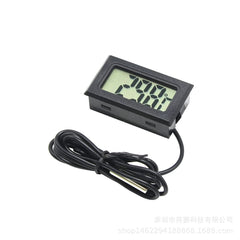 SYGA Mini LCD Digital Thermometer for Room Temperaure/Fridges, Portable Pocket LCD Electronic Temperature Meter Tester, Black