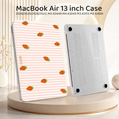 MOCA Case Compatible for New Apple MacBook Air 13 inch 2026 2025 2024 2022, M5 A3449 M4 A3240 M3 A3113 M2 A2681 Touch ID, Mac Air 13.6" Laptop Protective Plastic Hard Shell Cover (Crystal Clear)