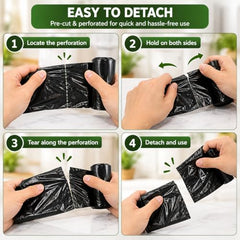 Warmfinity Garbage Bags for Dustbin, 19 x 21 Inches | Pack of 30, Medium Size