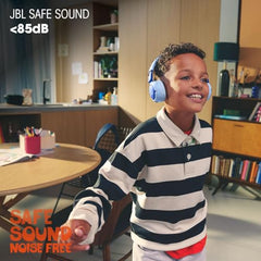JBL Junior 320BT - Wireless on-Ear Kids Headphones Safe Sound (<85dB), Fit for Kids, Parental Control with Customizable Volume & Playtime and 50Hr Battery Life (Purple)
