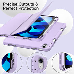 JETech Case for iPad Air 11" M4/M3/M2 & Air 5/4 10.9", Purple