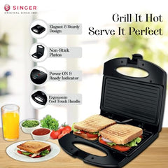 SINGER Cutie DX Electric Kettle 1350 Watts | 2 Years Warranty | 1.5 Liters | Quick Boil | Stainless Steel | Cool-Touch Handle and Lid | Auto Shut Off | Tea & Coffee, Instant Noodles, Rice, Soups