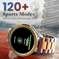 GOBOULT Crown R Pro 2 Smartwatch 1.43''HD AMOLED Display,BT Calling 5.2,600Nits Brightness,IP67,150+Watchfaces, 120+Sports Modes, AI Voice Assistant, SpO2 Monitoring(Charcoal Black)