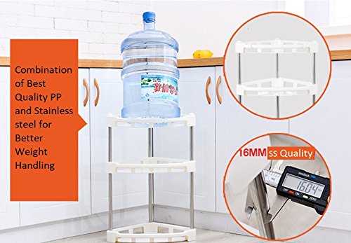 SYGA 3 Layer Storage Rack Kitchen Platform Corner Organizer