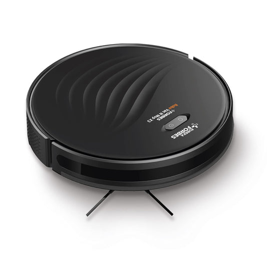 Eureka Forbes Robo Vac N Mop X3 2 in 1 Robotic Vacuum Cleaner with App Control, 2700 Pa Suction Power, Gyroscope Navigation, Wet & Dry Cleaning (Black)