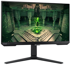 Samsung 27" (68.4cm) Odyssey G4 IPS Gaming Monitor|FHD 1920 x 1080|240Hz|1ms|400nits|SRGB 99%|Ports-HDMIx2,DP,Headphone|DP Cable|Height-Tilt-Pivot Adjustable Stand|Nvidia G-Sync|LS27BG400EWXXL|Black