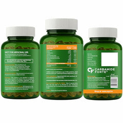 Carbamide Forte Multivitamin Tablet for Men with Probiotics & Salmon Omega 3 fish Oil Capsules | Salmon Fish Oil Omega 3 Capsule 1000mg and Multivitamin Tablets Combo | 60 Tablets + 60 Softgels