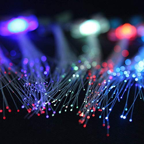 SYGA Set of 3 LED Flashing Fiber Optic Hair Braid Lights for Party Supplies Flash Braid(Multi Color Changing)