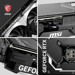 MSI GeForce RTX 4060 Ventus 2X Black 8G OC 8GB GDDR6 128-bit Gaming Graphic Card
