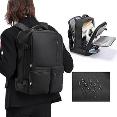 Red Lemon Bange Urban Pack Laptop Backpack for men and women | Multi-Compartment Water Resistant Business Travel Laptop Backpack upto 17" (Black N)