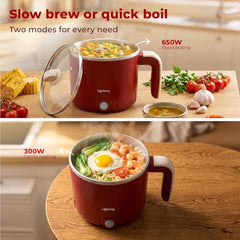 Lifelong Multipurpose Kettle | Multi Cooker Electric Kettle with Egg Tray, 1.2L Stainless Steel Body, Auto Cut Off, 300W Slow Heat & 650W Quick Boil | Boil Rice, Steam & Cook Vegetables, Eggs & Momos