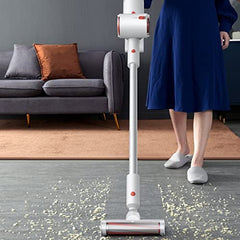Deerma VC25 Plus Cordless Vacuum Cleaner 2 in 1 150W with 10kpa Powerful Suction USB Rechargeable Handheld Lightweight 180 Degree Rotational 0.7L Capacity Cleaning Tool for Home (2200mAh, White)