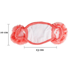 SYGA Kids Winter Animal 2-in-1 Mask Earmuffs Cartoon Balaclava Face/Mouth Covering Anti Dust Funny Mask for Girls and Boys Reusable Fashion Designer- Assorted Colour, Pack of 2