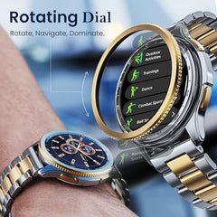 GOBOULT Crown R Pro 2 Smartwatch 1.43''HD AMOLED Display,BT Calling 5.2,600Nits Brightness,IP67,150+Watchfaces, 120+Sports Modes, AI Voice Assistant, SpO2 Monitoring(Charcoal Black)