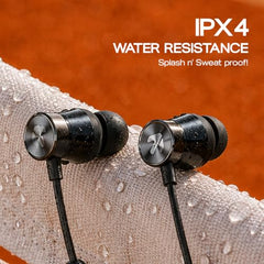 GOBOULT. Mustang TuneX Bluetooth Earphone with 40H Playtime, Dual Pairing Neckband, Zen™ ENC Mic, Type-C Fast Charging, 10mm Bass Driver, Bluetooth v6.0, IPX5 Silicone (Yellow)