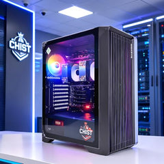 CHIST Virtual Pro Server PC | Dual Xeon E5-2673 V4 (40 Cores, 80 Threads) | 512GB NVMe SSD | 3× 2.5GbE LAN | 4× PCIe x16 | RAID Controller | 650W PSU | Windows (128GB DDR4 RAM)