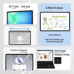 Samsung Galaxy Tab S10 FE [Smartchoice], S Pen in-Box, 27.7 cm (10.9 inch) Display, AI Writing, Desktop Mode, Pre Loaded Pro Apps, 8 GB RAM, 128 GB Storage, Wi-Fi Tablet, Gray