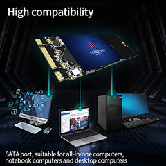 GAMERKING 256GB M.2 2260 SSD, SATA III 6Gb/s, High Performance Internal Solid State Drive for Desktop & Laptop