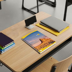 YOUVA Navneet|Spiral Long Book For Students And Executives|Spiral Bound With Safety Lock|A4 Size -21 X 29.7 Cm|Single Line|400 Pages|Pack Of 1