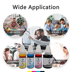 proffisy GI 790 Ink Refill G3000 Series Ink, High Yield (4 Color - G3000)