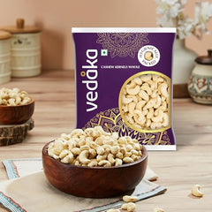Amazon Brand - Vedaka Whole Cashews | 1 Kg | Grade W320 Kaju Nuts | Gluten-Free & Plant Based Protein | Firm Texture, Rich Taste | Healthy Snack