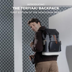 MOKOBARA Teriyaki 19 5L Laptop Backpack 15.6 Inch Canvas Daypack Black | Storage Secure Drawstring Premium Ergonomic Straps Luggage Sleeve For Men Women College Nylon Padded Durable Lightweight