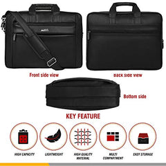 Zipline Laptop bags for men office use | Faux Leather Laptop Bag for Man - Fits 14/15/15.6 inch Laptop/Macbook/Macbook Pro/Tablet Messenger Bags for Mens (1-Brown Bag)