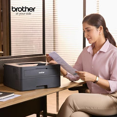 Brother HL-L2440DW (New Launch) Auto Duplex Laser Printer, 30 PPM Print Speed, LCD Display, 64 MB Memory, (WiFi Wireless LAN USB), 250 Sheet Paper Tray, 3000 Pages Inbox Toner, Free Installation
