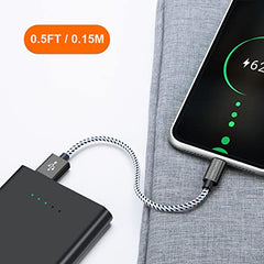 CableCreation Lightning to USB Data Sync Cable [MFi Certified] 0.5 FT