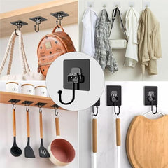 Shivstor 15 Pack Self Adhesive WallHook Heavy DutyHook for Hanging Without Drilling Transparent Nail Free StickyHook Strong Wall Hanger Set of 15 FlowerHook for Kitchen Bathroom Home Storage