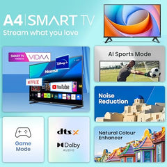 Hisense 100 cm (40 inches) A4Q Series Full HD Smart TV 40A4Q
