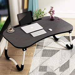 GoRogue Stud Foldable Wooden Mini Lapdesk for Couch, Sofa Bed, Study Tray Table Stand for Writing (Walnut), 40 Centimeters