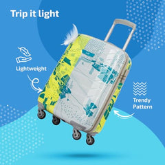Skybags Trooper Set of 3 (S+M+L) Printed Hard Case Trolley Bags, Green