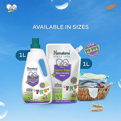 Himalaya Germ Free Baby Laundry Detergent with Plant Based Cleansers & Biodegradable Ingredients (Pouch, 500 ML)