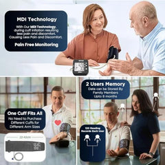Dr Trust USA 131 Digital Blood Pressure Monitor with AFib Detection | US FDA approved | Dual Power Option | Arm Circumference (22–42 cm) | 5 Years Warranty BP Check Machine For Hypertension & Managing Heart Health, BP Apparatus