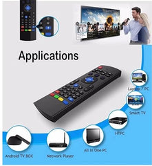 BEEBIRD Voice Air Mouse Remote Controller with Keyboard - 2.4 Ghz Wireless Connection, Intelligent Learning (IR), Voice Control Air Fly Smart Remote for PC, Smart TV, Android TV Box