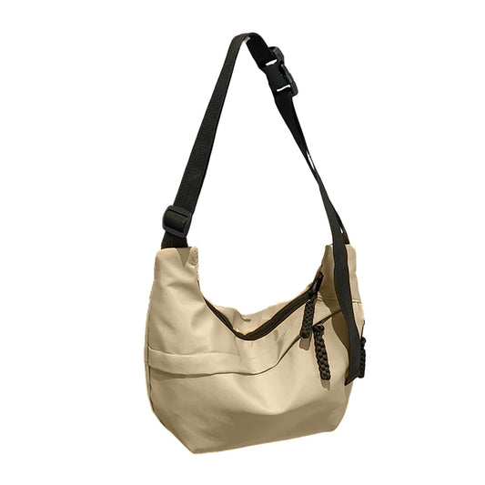 SYGA Women's Western Crossbody Bag, Large Capacity, Zipper Closure, Adjustable Strap (Khaki)