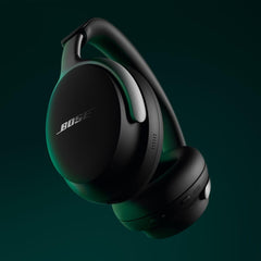 Bose New Quietcomfort Ultra Wireless Noise Cancelling in Ear Headphones with Spatial Audio, Over Ear Headphones with Mic, Up to 24 Hours of Battery Life, Black